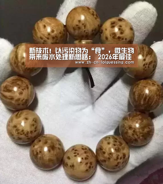 新技术!以污染物为“食”,微生物带来废水处理新思路: 2026年最佳英雄联盟投注网站(图1) LoL投注网站
